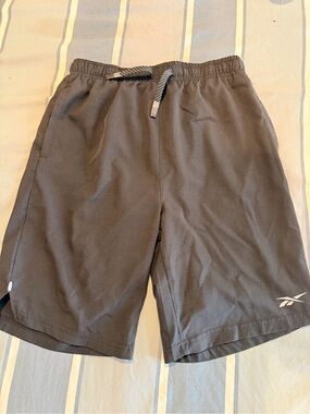 Reebok Boys Black Athletic Shorts - Lightweight Performance